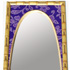 Lavender Luau Tiki Surfboard Mirror